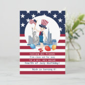 Pirate Meisje Schatkaart Leuk Verjaardagsfeest Kaart (Staand voorkant)