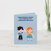 Pirate Meisje Schatkaart Leuk Verjaardagsfeest Kaart (Voorkant)