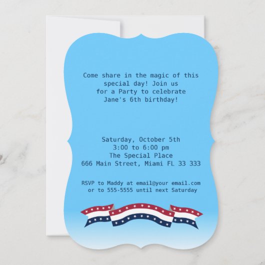 Pirate Meisje Schatkaart Leuk Verjaardagsfeest Kaart (Achterkant)