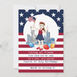 Pirate Meisje Schatkaart Leuk Verjaardagsfeest Kaart