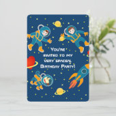 Pirate Meisje Schatkaart Leuk Verjaardagsfeest Kaart (Staand voorkant)