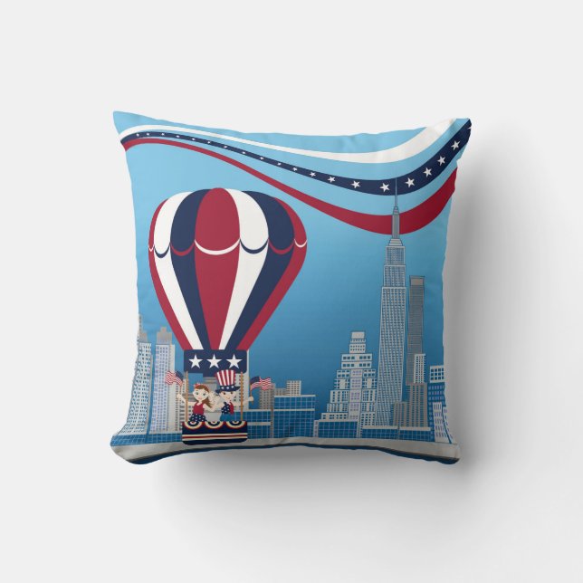 Pirate Meisje Schatkaart Leuk Verjaardagsfeest Kussen (Voorkant)