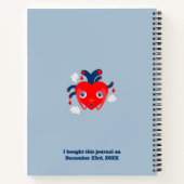 Pirate Meisje Schatkaart Leuk Verjaardagsfeest Notitieboek (Achterkant)