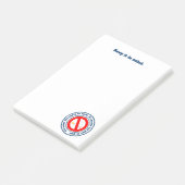 Pirate Meisje Schatkaart Leuk Verjaardagsfeest Post-it® Notes (Schuin)