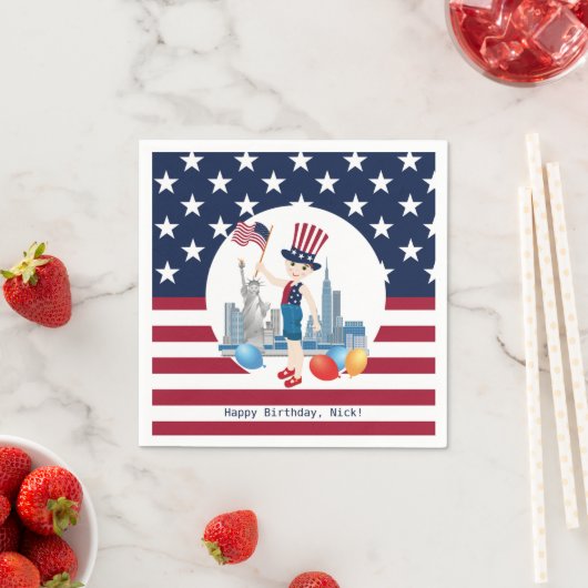 Pirate Meisje Schatkaart Leuk Verjaardagsfeest Servet (Insitu)