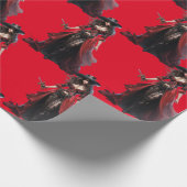 pirate meisjes verjaardagsfeestje thema cadeaupapier (Hoek)