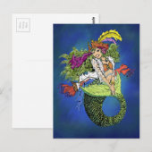 Pirate Mermaid Briefkaart (Voorkant / Achterkant)