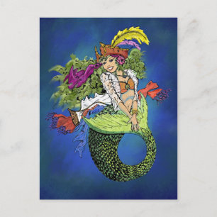 Pirate Mermaid Briefkaart