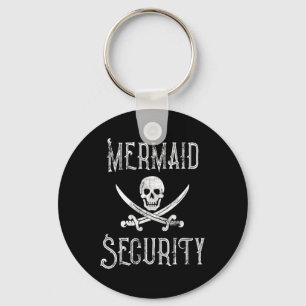 Pirate Mermaid Security Merman Protectors Sleutelhanger