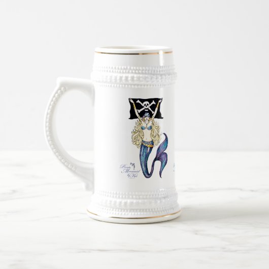 Pirate Mermaid Stein ~ by Kat Walker Bierpul (Links)