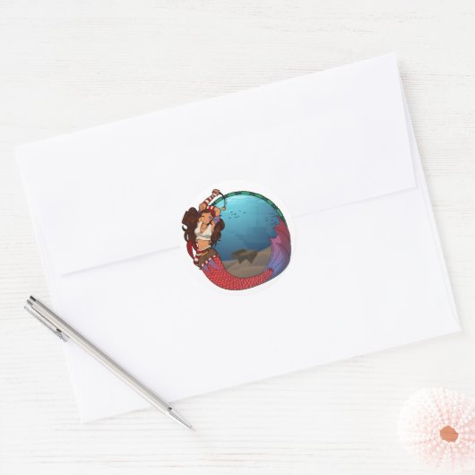 Pirate Mermaid Stickers (Envelop)