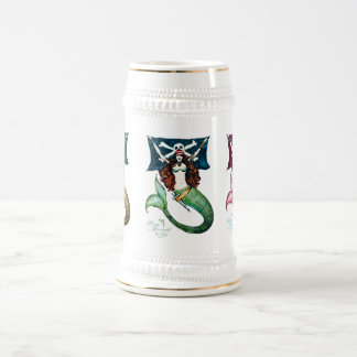 Pirate Mermaid Tankard/Stein ~ by Kat Walker Bierpul