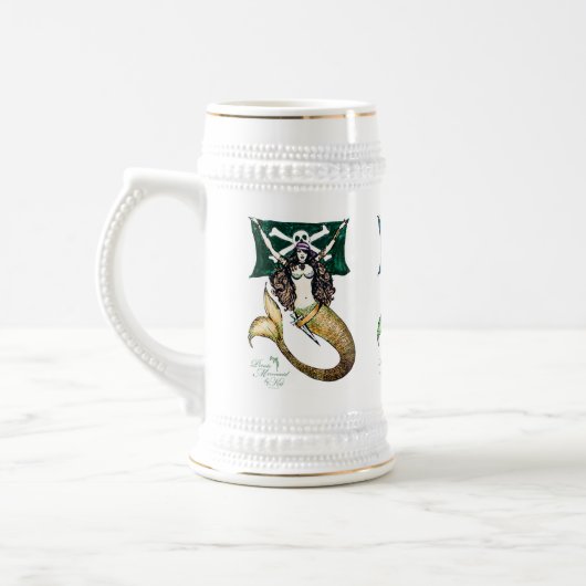 Pirate Mermaid Tankard/Stein ~ by Kat Walker Bierpul (Links)