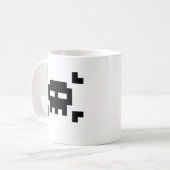 Pirate met 8 bits koffiemok (Voorkant links)