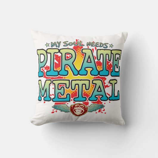 Pirate Metal Soul Cushion Kussen (Voorkant)
