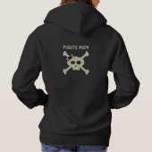 Pirate Mom Leuke Schedel en Crossbones Vrouwen Hoo Hoodie (Achterkant)