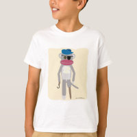 Pirate Monkey Fun Sockmonkey Cartoon Karakter