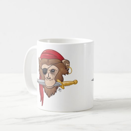 Pirate Monkey Mok (Voorkant links)