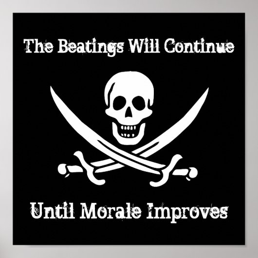 Pirate Morale Booster Poster (Voorkant)