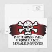 Pirate Morale Briefkaart (Voorkant / Achterkant)