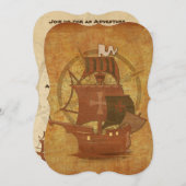 Pirate Mystery Ship Kaart (Voorkant / Achterkant)