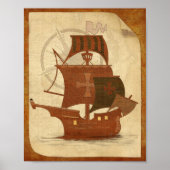 Pirate Mystery Ship Poster (Voorkant)