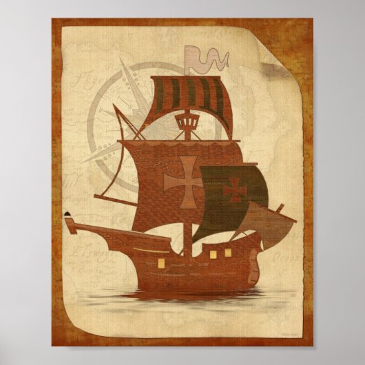 Pirate Mystery Ship Poster (Voorkant)