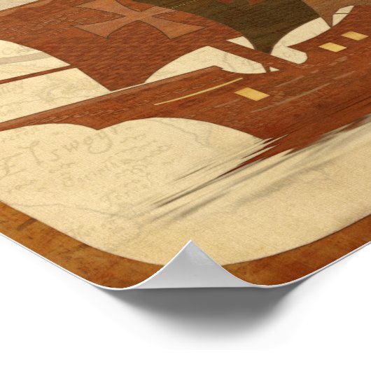 Pirate Mystery Ship Poster (Hoek)