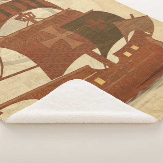 Pirate Mystery Ship Sherpa Deken (3/4)