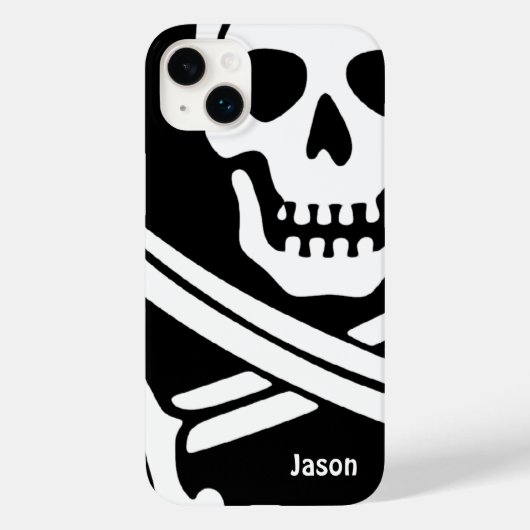 Pirate Name Sjabloon Case-Mate iPhone Case (Achterkant)