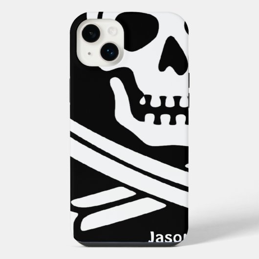 Pirate Name Sjabloon iPhone Hoesje (Achterkant)