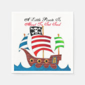 Pirate Napkins Servet (Voorkant)