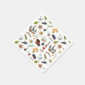 Pirate Nautical Icons Servet (Hoek)