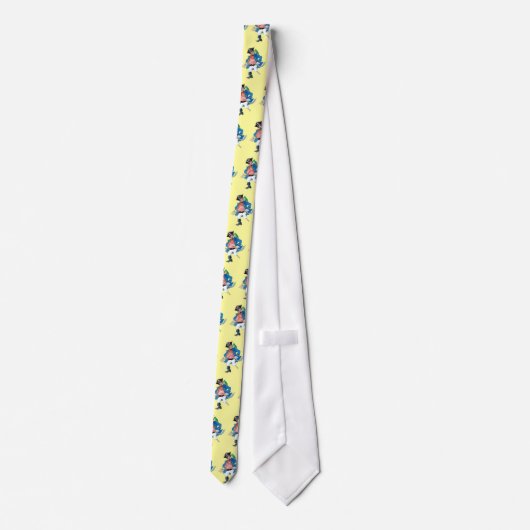 Pirate Necktie - Cream Stropdas (Achterkant)