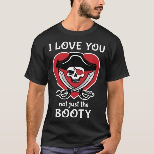 Pirate niet alleen de buit t-shirt (Voorkant)