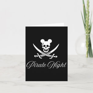 Pirate Night! Bij elkaar passende cruise T-shirts  Kaart