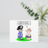 pirate nobodys perfecte oogpatroonhaak briefkaart (Staand voorkant)