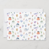 Pirate Ocean under the Zee boys Photo Birthday Kaart (Achterkant)