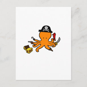 Pirate Octopus Briefkaart