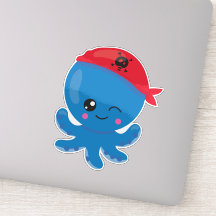 Pirate Octopus, Cute Octopus, Little Octopus