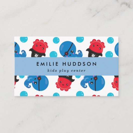 Pirate Octopus, Kinder Speelcentrum, Activiteitenc Visitekaartje (Voorkant)