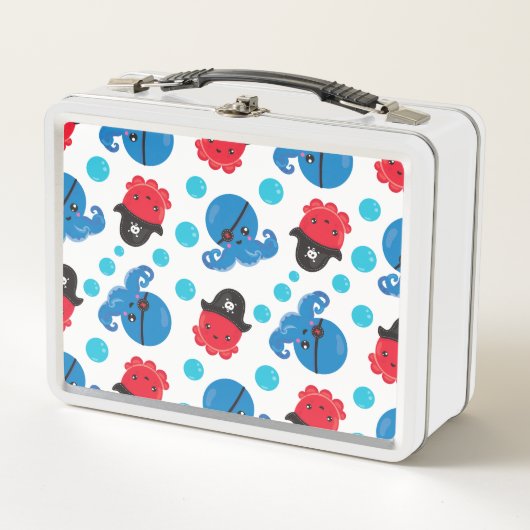 Pirate Octopus, Octopus Pattern, Zee Animals (Voorkant)