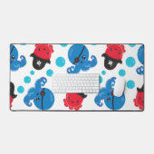 Pirate Octopus, Octopus Pattern, Zee Animals Bureaumat (Keyboard & Muis)