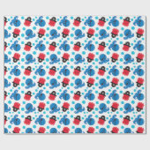 Pirate Octopus, Octopus Pattern, Zee Animals Cadeaupapier (Vlak)