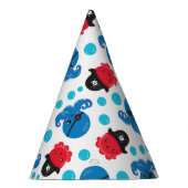 Pirate Octopus, Octopus Pattern, Zee Animals Feesthoedjes (Rechts)