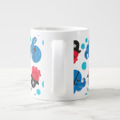 Pirate Octopus, Octopus Pattern, Zee Animals Grote Koffiekop (Achterkant)