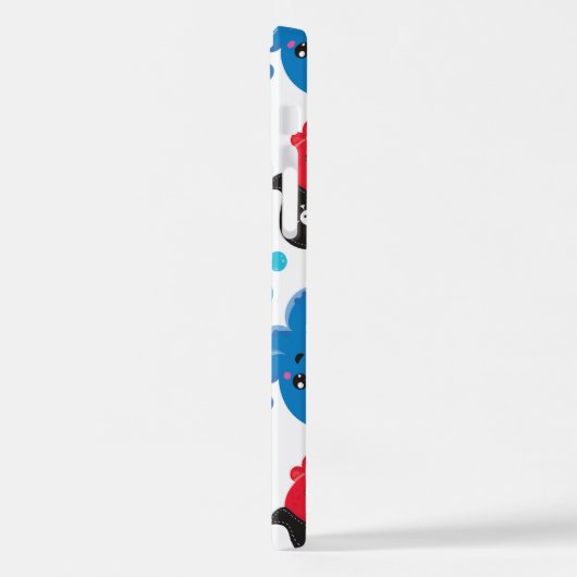 Pirate Octopus, Octopus Pattern, Zee Animals iPhone Hoesje (Linkerkant)