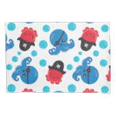 Pirate Octopus, Octopus Pattern, Zee Animals Kussensloop (Voorkant)