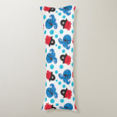 Pirate Octopus, Octopus Pattern, Zee Animals Lichaamskussen (Voorkant Verticaal)