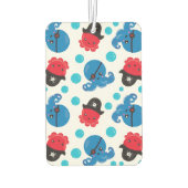 Pirate Octopus, Octopus Pattern, Zee Animals Luchtverfrisser (Achterkant)